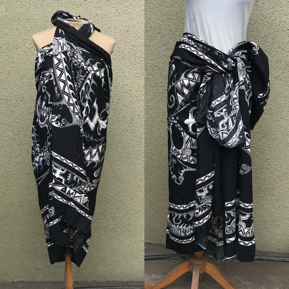 Turtles! Sarong Wrap from Tahiti NWOT